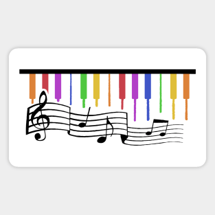 Piano Music Magnet